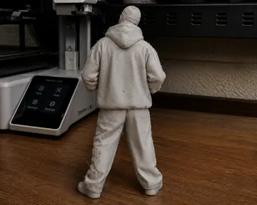 Modelo para impresión 3D: Ali G — vista de referencia 4