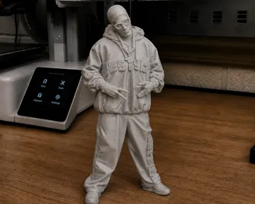 Modelo para impresión 3D: Ali G — vista de referencia 3