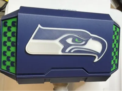 Seahawks top and accent pieces for Thor Hammer