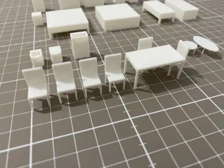 Arredi per architettura in scala 1:50