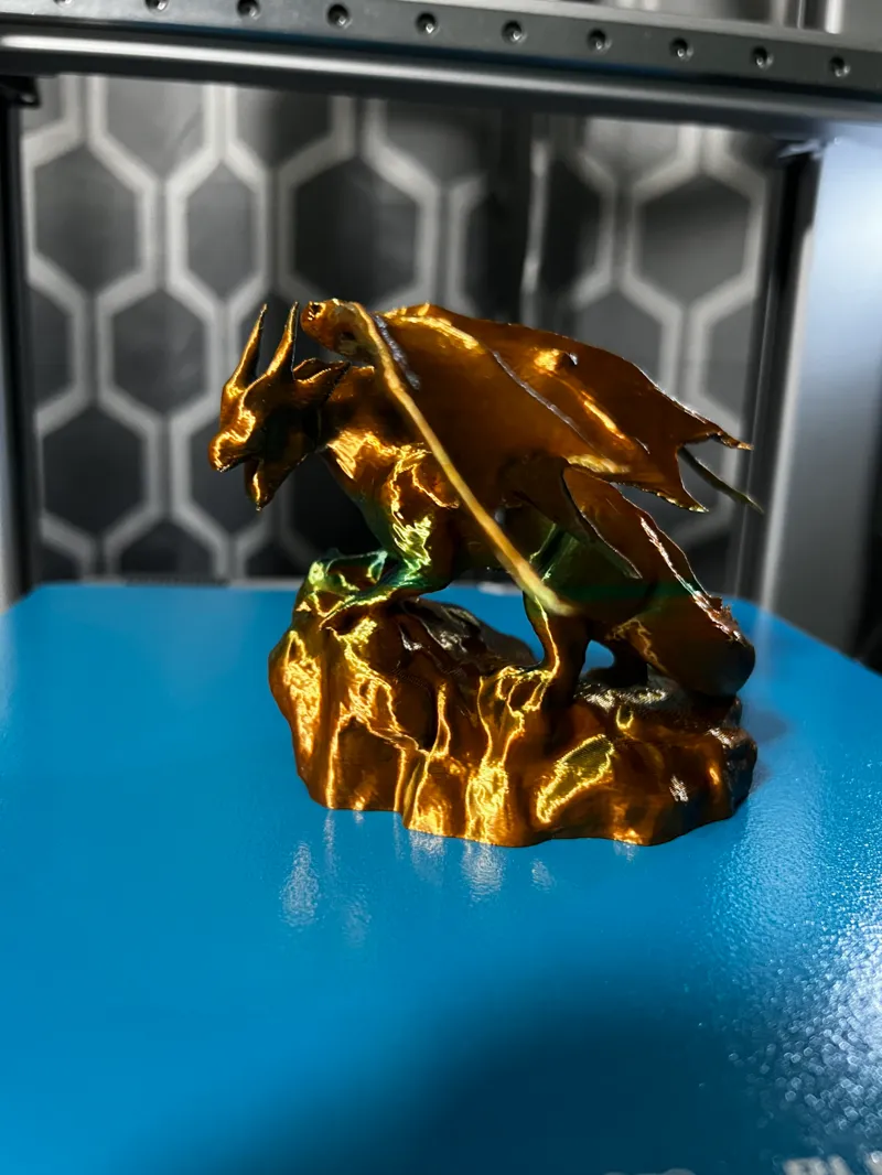 Fierce Dragon Statue Model 