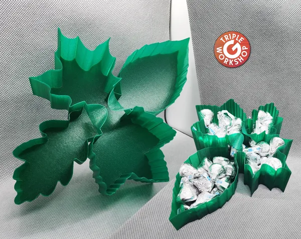 Coupelle apéritive feuille d'automne