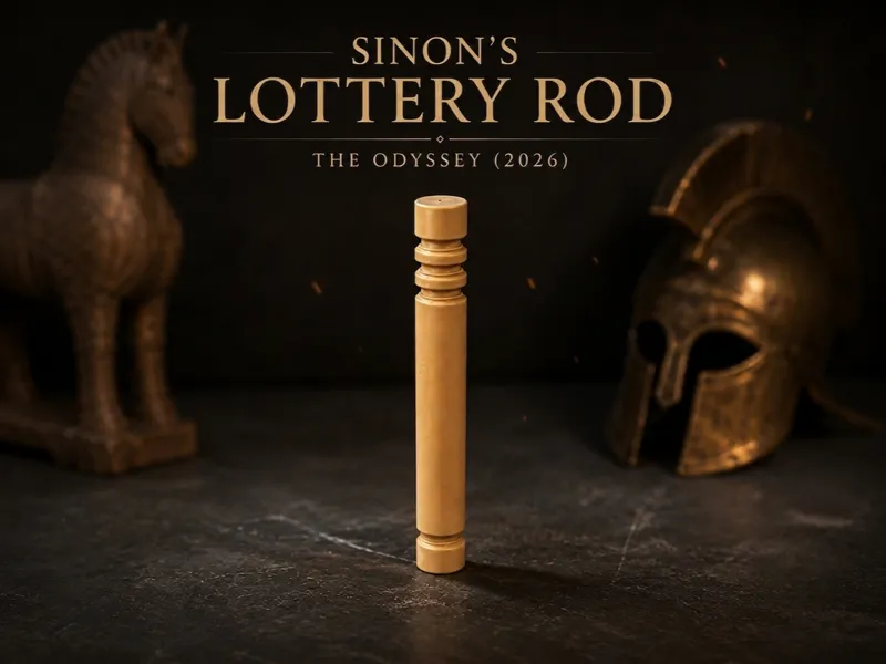 Sinon's Lottery Rod – The Odyssey (2026) Prop