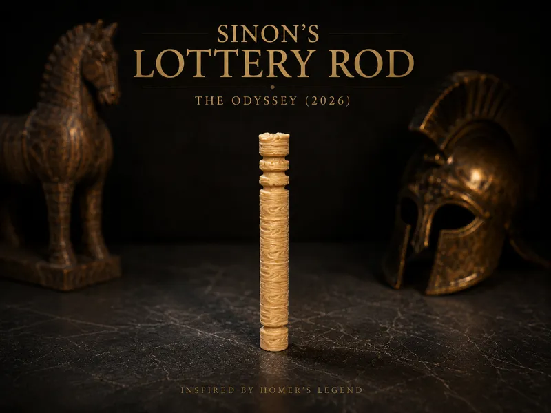 Sinon's Lottery Rod – The Odyssey (2026) Prop