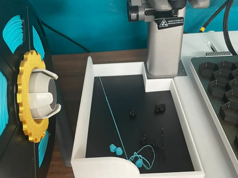 Thùng đựng chất thải Bambulab A1 kèm hộp dụng cụ