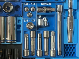 Socket extensions and adapter (gridfinity)