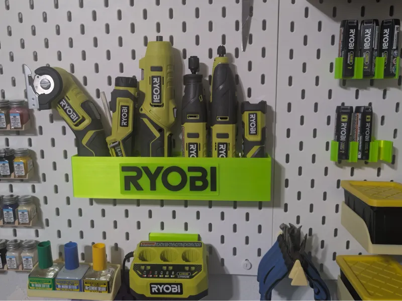 Skadis - Ryobi Holder for 4V USB Lithium Tools