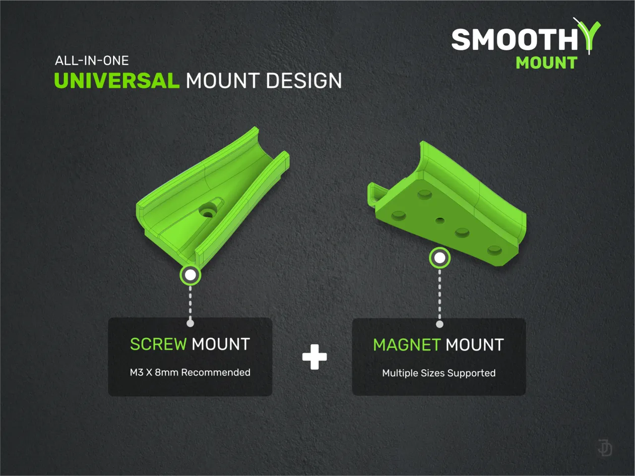The Smoothy Mount - For The Smoothy Y Splitter view 2