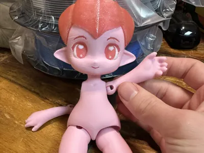 Tater Tot Ball Jointed Doll