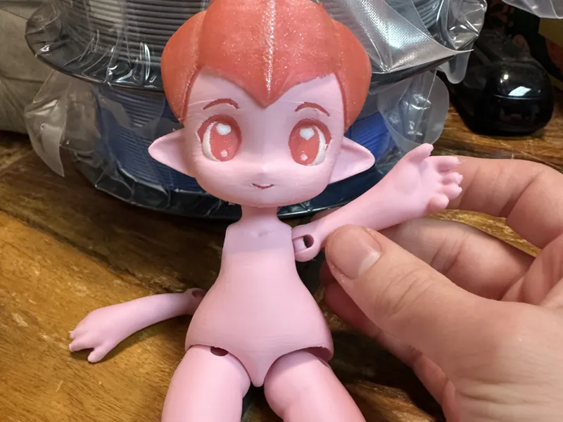 Tater Tot Ball Jointed Doll