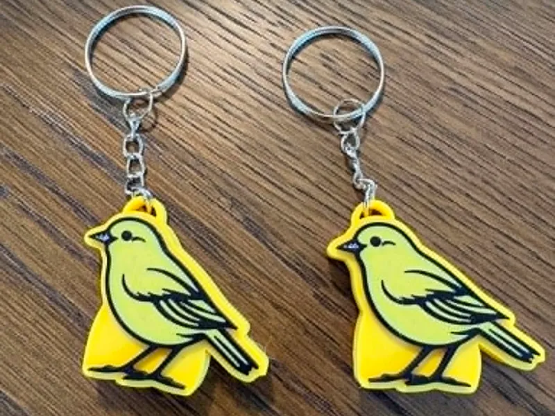 Canary Bird Can Opener & Keyring