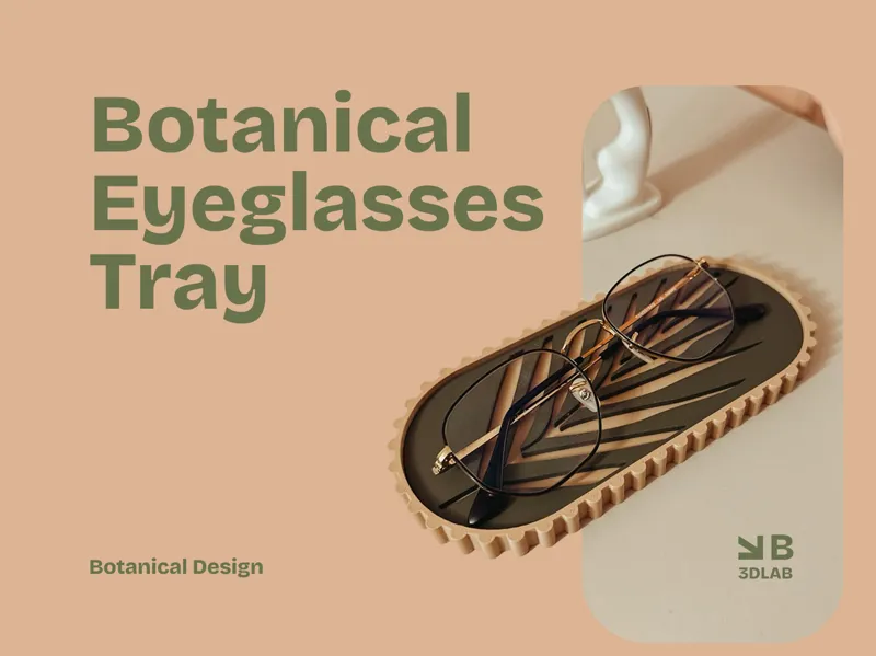 Botanical Eyeglasses Tray Boho/Scandinavian Style