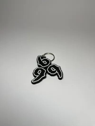 999 Keychain by SpaceBoyMakerWorld: Download Free 3D Models