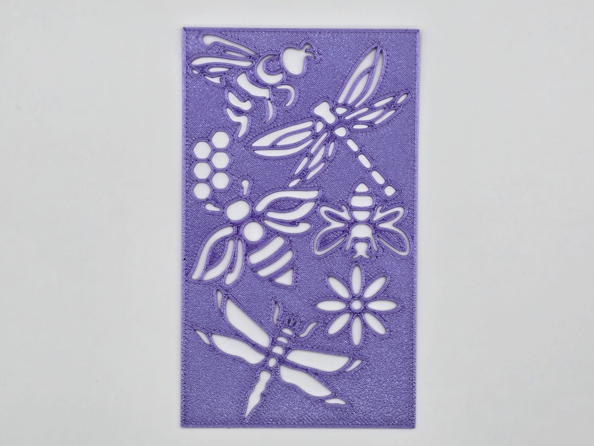 Honeybee and Dragonfly Garden Stencil