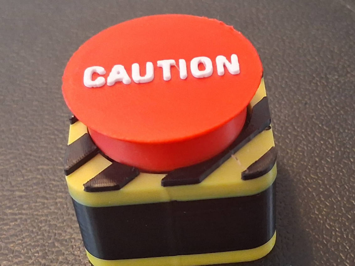 CAUTION Button Clicker – AMS Ready + No AMS Needed