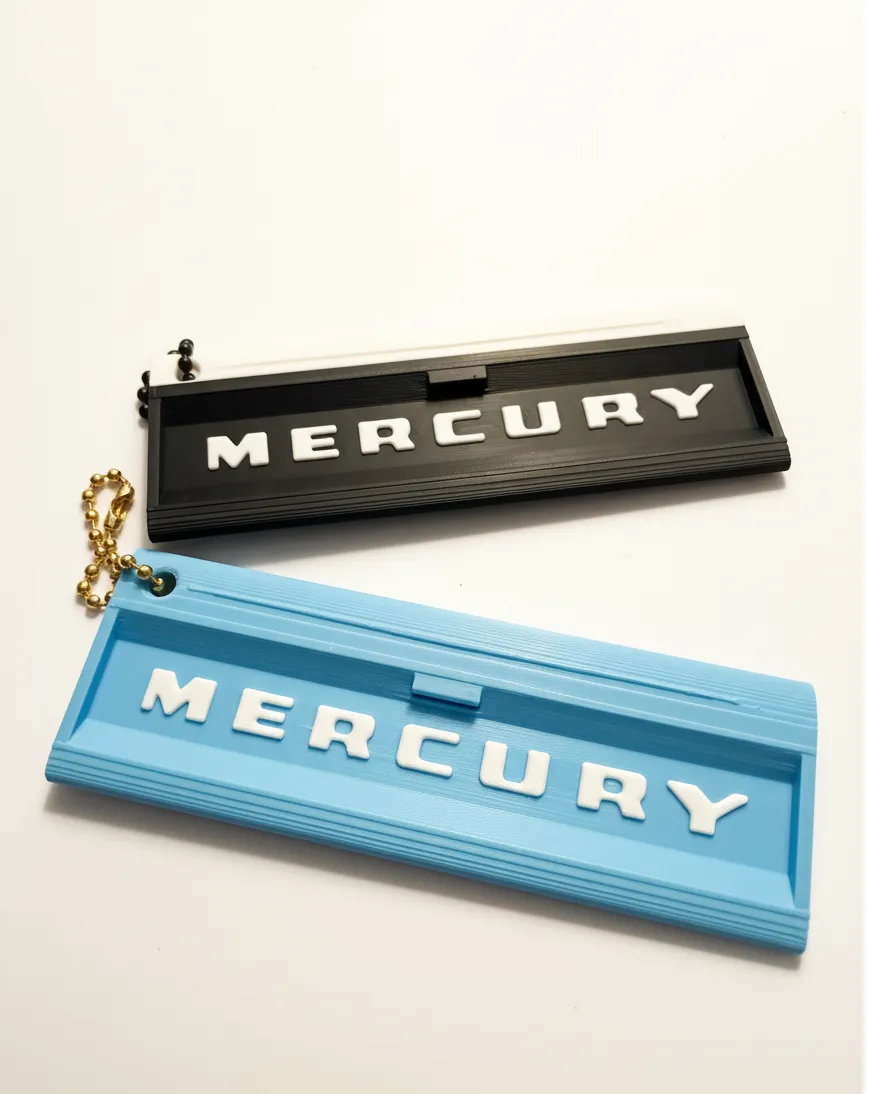 Mercury Truck Tailgate Keychain - Vintage M-Series - Free 3D Print ...