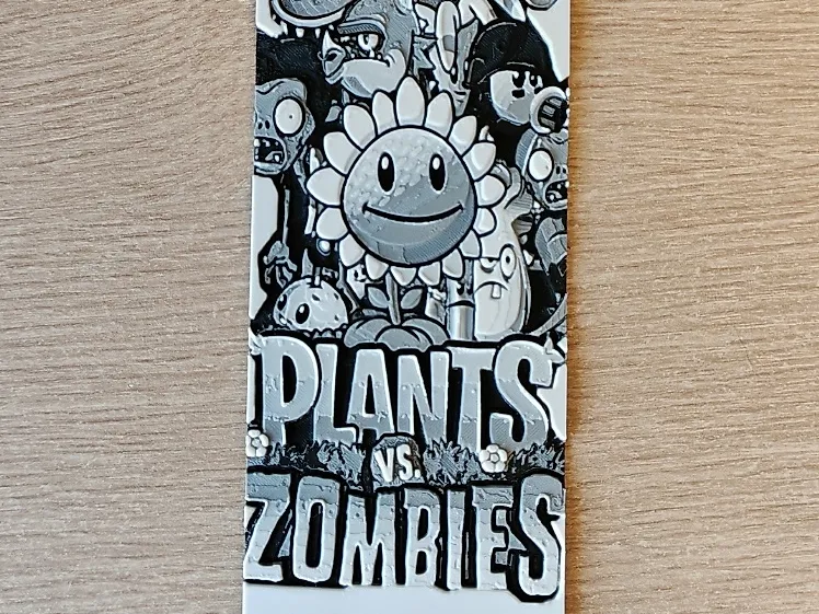 Plants vs. Zombies bookmark.