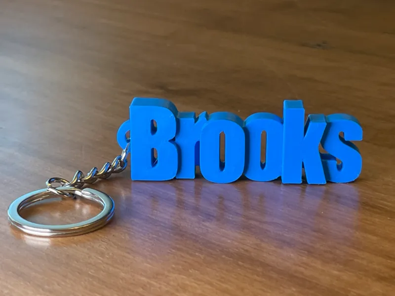 Brooks Name Keychain