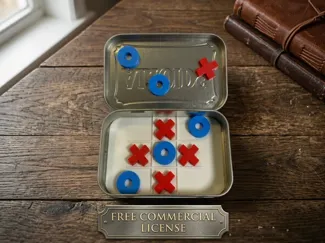 Magnetic Altoids Tic-Tac-Toe