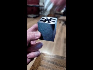 Round Peg, Square Hole, Pass-Thru Fidget Toy