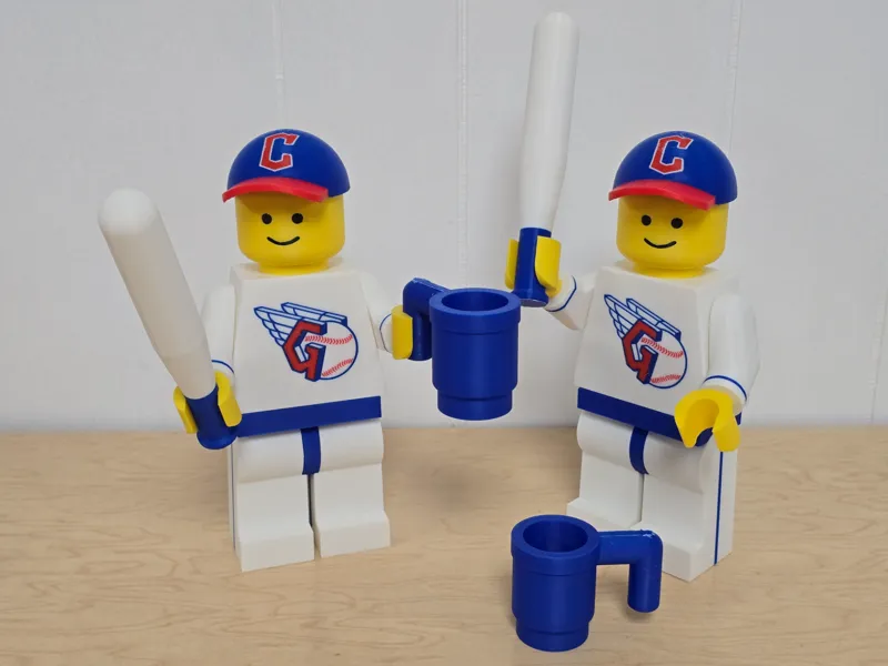 8" Cleveland Guardians Brickman Set