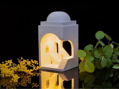 "Stairs to Nowhere: an unique lamp"