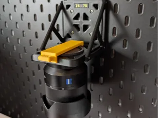 Objektiv Halter Sony E Mount Ikea Skadis