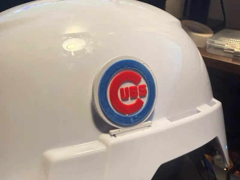 Cubs helmet clip