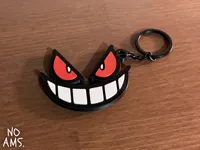 Gengar Face Keychain