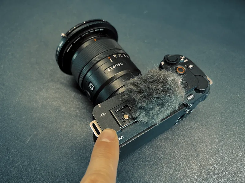 Sony ZV-E1 or ZV-E10 DeadCat off-shoe (!) Mount