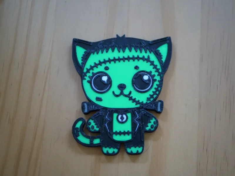 Frankenstein Cat Halloween Decoration