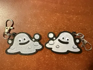 Liquid Metal Slime Keychain- Dragon Quest Monsters