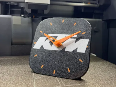 KTM Desk Clock standing Clock