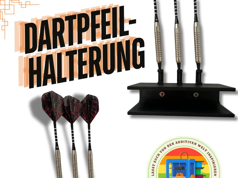 Dartpfeilhalterung
