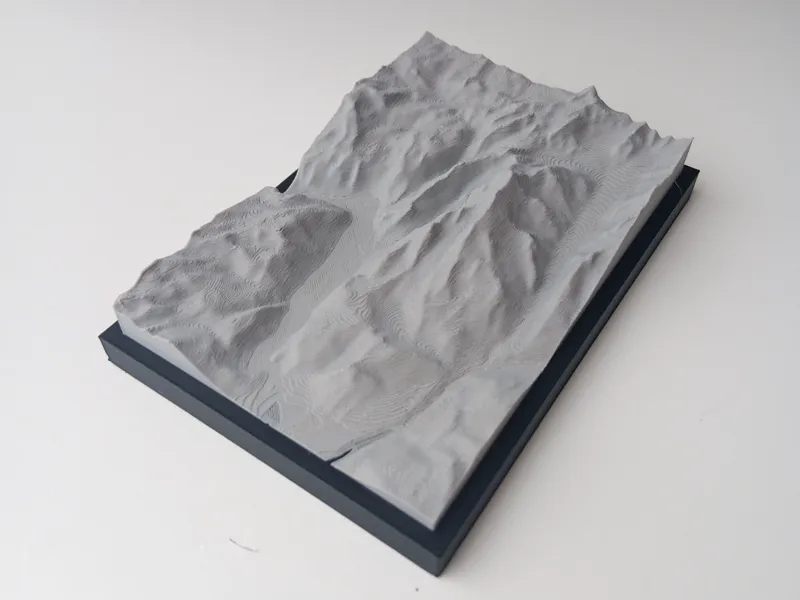 Watzmann topografisches 3D Modell