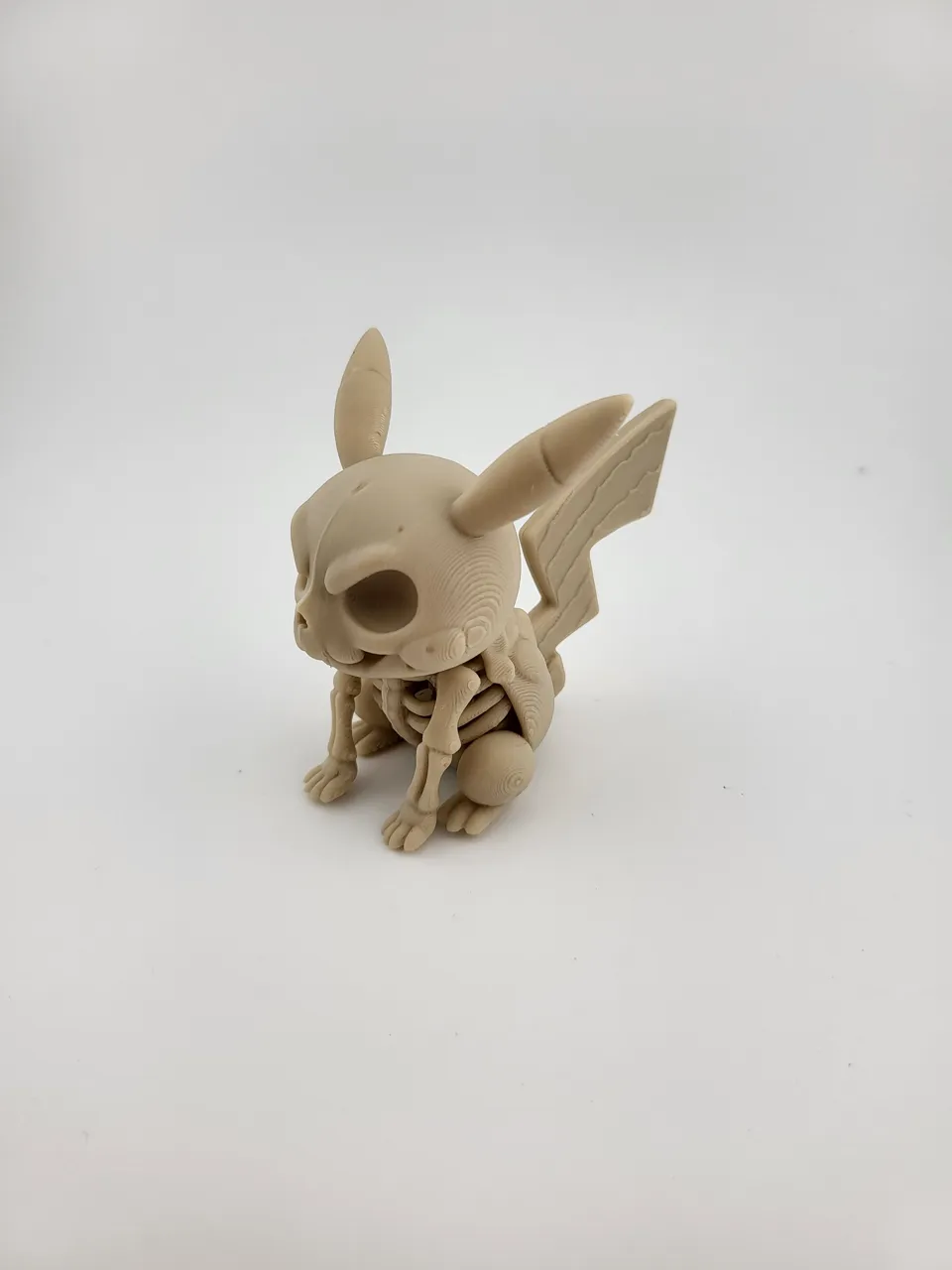 Pikachu Skeleton Stylized Figure Pokémon fan art view 4