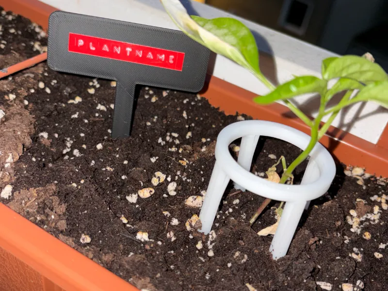 Pflanzenschild mit Großer Fläche // Plant Tag 