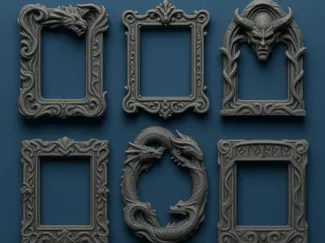 Fantasy Picture Frames Pack