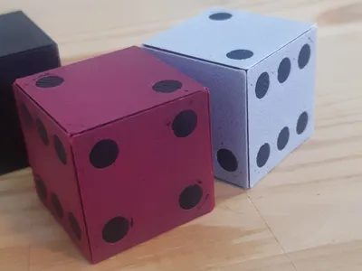 Fully Textured 6 Sided Dice (Cube)