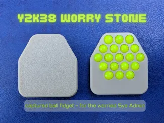 Y2K38 Worry Stone: Sys Admin (Ball Fidget)
