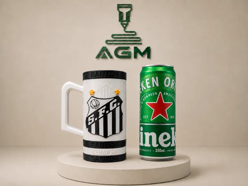 Porta Lata Sleek com Alça - Santos