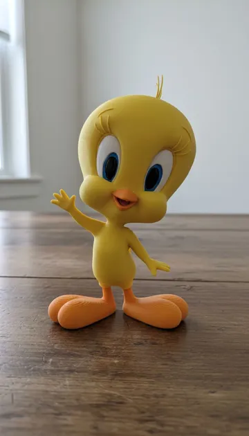 Accesorio para impresora 3D: Tweety Bird 20 cm Multi-Part Model No AMS — vista de referencia 3