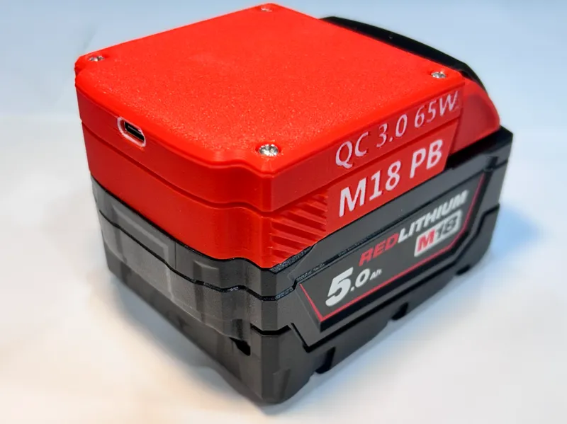 Milwuakee M18 Powerbank attachment
