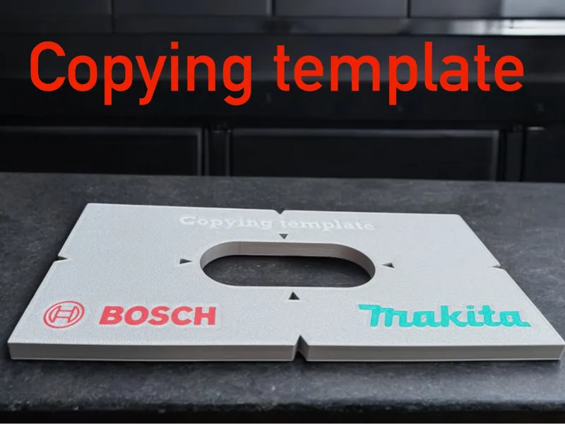 Copying Template for Router (Drawer Pull Groove)