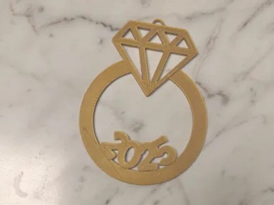 2025 Engagement ornament