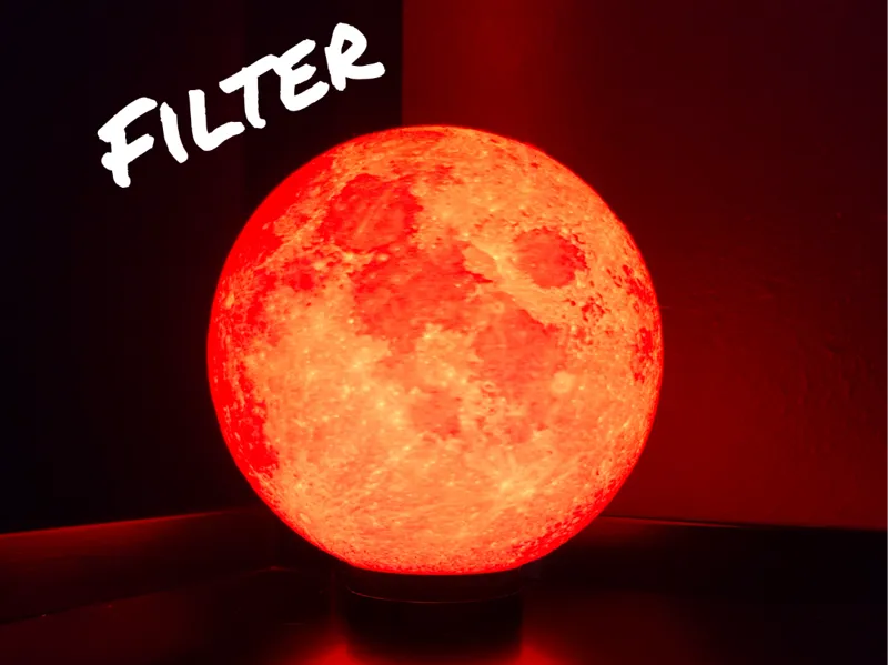 Filter for Moon Globe