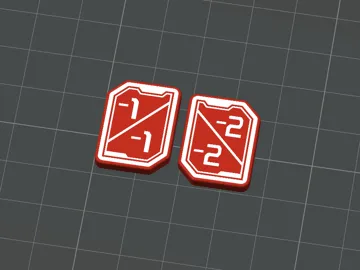 Letrero o emblema decorativo: Star Wars Unlimited: Weakness Tokens — vista de referencia 4