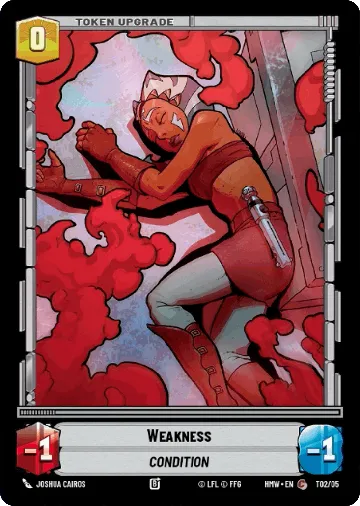 Letrero o emblema decorativo: Star Wars Unlimited: Weakness Tokens — vista de referencia 5