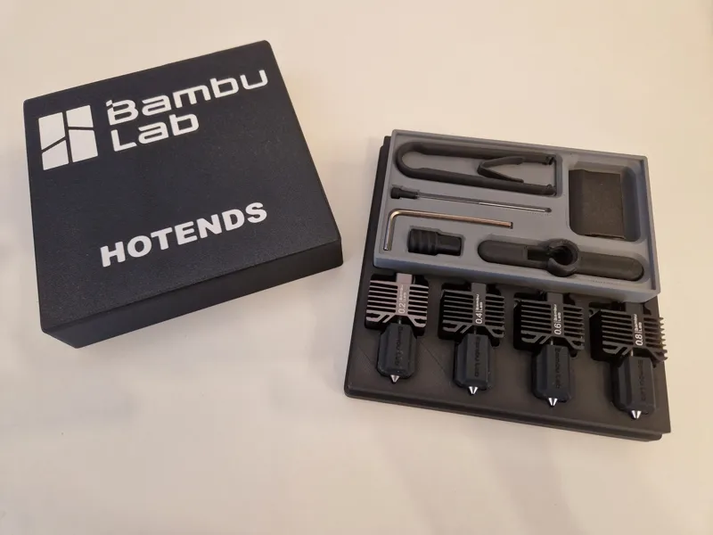 Bambu Hotends Box with different Trays