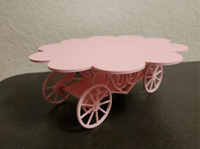 Princess Carriage Dessert Tray/Cupcake Stand Remix